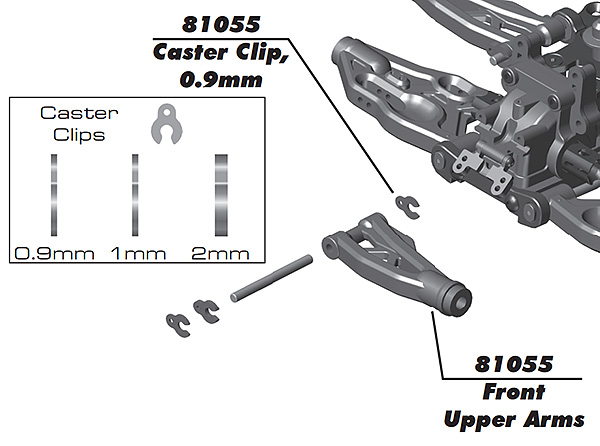 Caster Clips