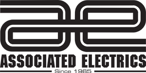 Associated Electrics Heritage Logo, BW