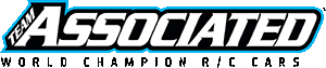 Team Associated Logo, BW, for light background
