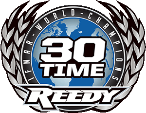 Reedy Power Logo, BW, white outlines for dark backgrounds