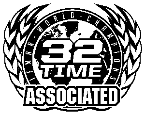 AE 32x World Champions Logo, black and white