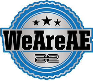 We Are AE Logo, color