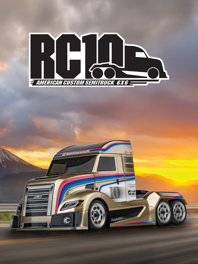 (Pictured #30143 RC10 American Custom Semitruck 6x6 Metallic Kit)